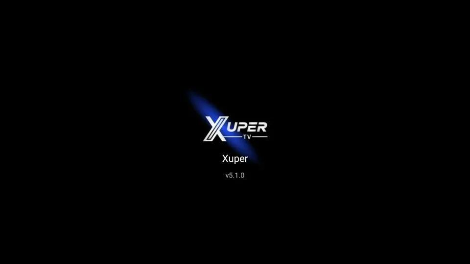 Xuper TV su televisore per confermare la versione TV