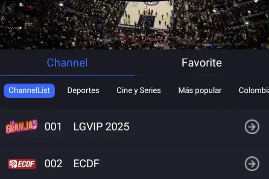 Versione mobile di Xuper TV confrontata con quella TV