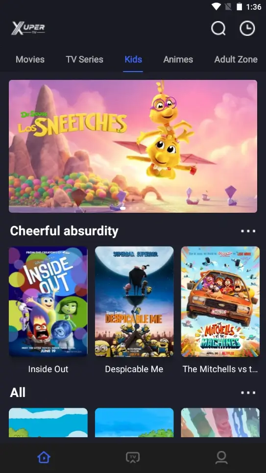 Sección de comedia de Xupertv APK - Entretenimiento y diversión